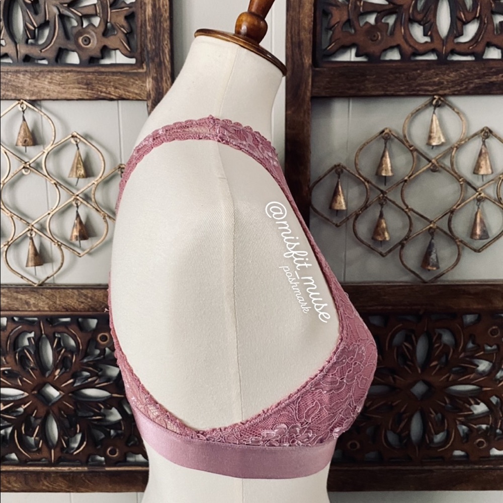 Pink Lace Bralette - Picture 2 of 3